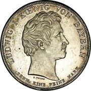 1 Conventionsthaler - Louis I Geschichtstaler; Treaty Signing obverse image
