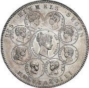 1 Conventionsthaler - Louis I Geschichtstaler; Blessing of Heaven - Pattern, Germany, 1828 reverse image