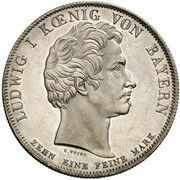 1 Conventionsthaler - Louis I Geschichtstaler; Constitution Monument Dedication - Pattern obverse image