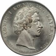 1 Conventionsthaler - Louis I Geschichtstaler; Bavarian Family obverse image