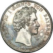 1 Conventionsthaler - Louis I Geschichtstaler; Opening of Legislature obverse image