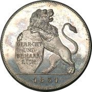 1 Conventionsthaler - Louis I Geschichtstaler; Opening of Legislature, Germany, 1831 reverse image