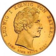 1 Conventionsthaler - Louis I Geschichtstaler; Opening of Legislature - Pattern obverse image