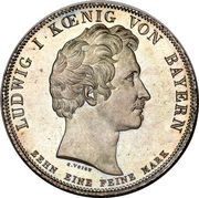 1 Conventionsthaler - Louis I Geschichtstaler; Prince Otto obverse image