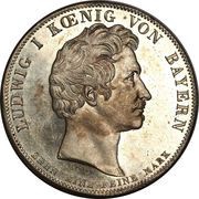 1 Conventionsthaler - Louis I Geschichtstaler; Provincial Legislature obverse image