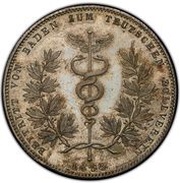 1 Conventionsthaler - Louis I Customs Union, Germany, 1835 reverse image