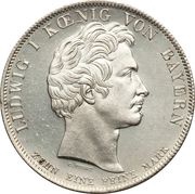 1 Conventionsthaler - Louis I Geschichtstaler; Mother Monument obverse image