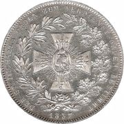 1 Conventionsthaler - Louis I St. Michael Order, Germany, 1837 reverse image