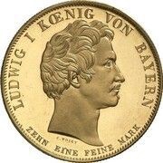 1 Conventionsthaler - Louis I St. Michael Order - Pattern obverse image