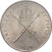 1 Kronenthaler - Maximilian I Joseph, Germany, 1809-1825 reverse image