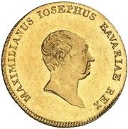 1 Ducat - Maximilian I Joseph Donaugold-Dukat obverse image