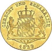 1 Ducat - Louis I, Germany, 1828-1834 reverse image