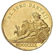 1 Ducat - Louis I Donaugold-Dukat, Germany, 1830 reverse image
