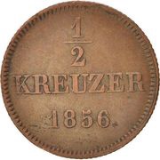 ½ Kreuzer - Maximilian II, Germany, 1851-1856 reverse image