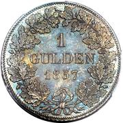 1 Gulden - Maximilian II, Germany, 1848-1864 reverse image
