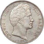 2 Thalers / 3½ Gulden - Louis I Monetary Union obverse image