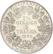 2 Thalers / 3½ Gulden - Louis I reverse image