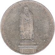 2 Thalers / 3½ Gulden - Louis I Albert Dürer, Germany, 1840 reverse image