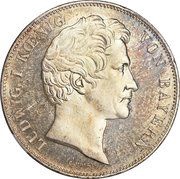 2 Thalers / 3½ Gulden - Louis I Birth of Two Grandsons obverse image