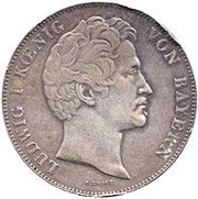 2 Thalers / 3½ Gulden - Louis I Canal Completion obverse image