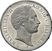 2 Thalers / 3½ Gulden - Maximilian II New Constitution - Pattern obverse image