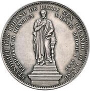 2 Thalers / 3½ Gulden - Maximilian II Orlando Di Lasso, Germany, 1849 reverse image