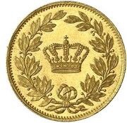 1 Ducat - Louis II Geschenk-Dukat, Germany, 1864 reverse image