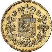 1 Pfennig - Maximilian II Gold pattern strike obverse image