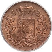 2 Pfenning - Maximilian II, Louis II obverse image