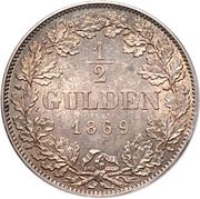 ½ Gulden - Louis II reverse image