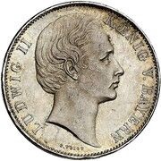 1 Vereinsthaler - Louis II obverse image