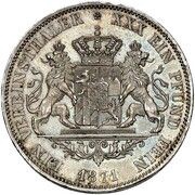 1 Vereinsthaler - Louis II reverse image