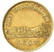 1 Goldgulden - Louis II Neujahrsgoldgulden reverse image