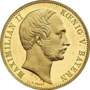 2 Vereinsthaler - Maximilian II Gold Pattern obverse image