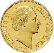 ½ Krone - Louis II obverse image