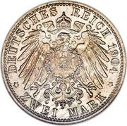 2 Marks - Otto, Germany, 1891-1913 reverse image