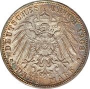 3 Mark - Otto, Germany, 1908-1913 reverse image