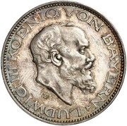 3 Mark - Louis III Pattern obverse image