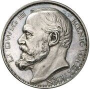 3 Mark - Louis III Pattern obverse image