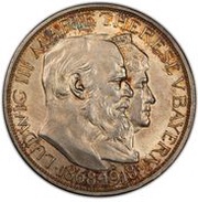 3 Mark - Louis III Golden Wedding Anniversary obverse image