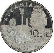 10 Lekë 1992 Summer Olympic Games; Essai obverse image