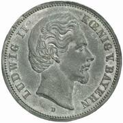 5 Mark - Louis II Pattern obverse image