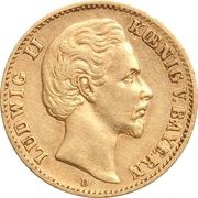 10 Mark - Louis II obverse image