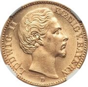 20 Mark - Louis II obverse image