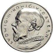 20 Mark - Louis III Pattern obverse image