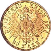 20 Mark - Louis III reverse image