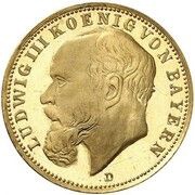 20 Mark - Louis III Pattern obverse image