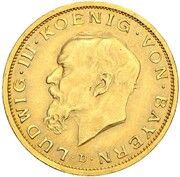20 Mark - Louis III Pattern obverse image