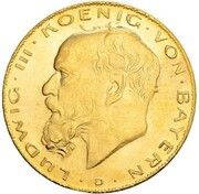 20 Mark - Louis III Pattern obverse image