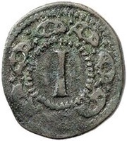1 Pfennig reverse image